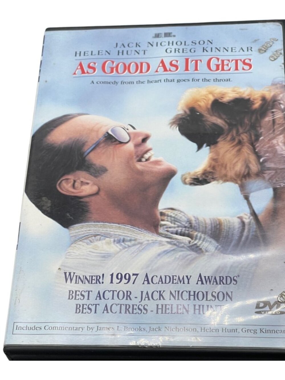 As Good As It Gets DVD copyright 1998 Columbia Tristar 139 mins English READ